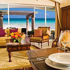 Grand Residences by Royal Resorts — Living Area and Balcony