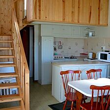 Xanadu Holiday Chalets — Kitchen and Dining Room