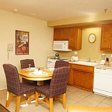 Snow Lake Lodge — Dining Area and Kitchen