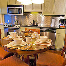 Salado Creek Villas — Dining Area and Kitchen