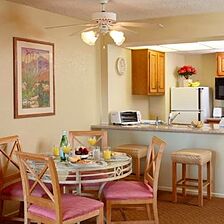 The Plaza Resort & Spa — Dining Area and Kitchen