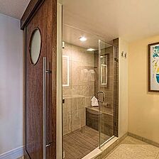 Wyndham St. Thomas, a Margaritaville Vacation Club Resort — Studio bathroom shower area