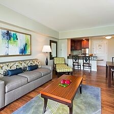 Kalia Suites by Hilton Grand Vacations — Hilton Grand Vacations Club (HGVC) at the Kalia Tower Living Area