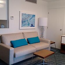 Renaissance Wind Creek Aruba - Marina Tower — Sample unit living area