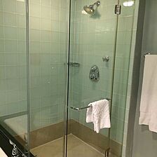 The Hilton Club New York &mdash; Sample unit bathroom