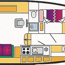 Clare Timeshare at Shannon River Cruise — River Cruiser - Internal Layout