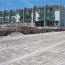 Peregrine Townhomes at San Luis Pass — - view from the beach