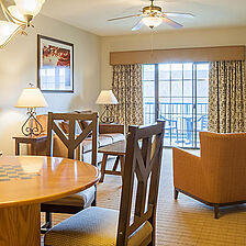 The Falls Village Resort &mdash; Sample unit living/dining