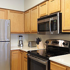 The Falls Village Resort — Sample unit kitchen