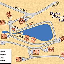 Swiss Mountain Village — Layout of