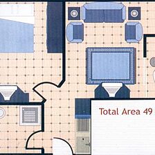 Gardenia Sharm Resort — - Unit Floor Plan