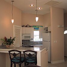 Flamingo Beach Villas — II - Unit Kitchen