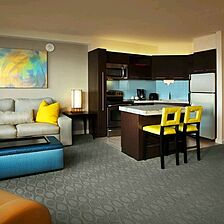Bay Lake Tower at Disney's Contemporary Resort — Sample Living Area