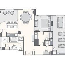 Bluegreen Club 36 — The Presidential Suite features a theater and game room.