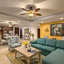 Hacienda Encantada Resort & Residences — The Residences Two Bedroom Luxury Villa Living Area