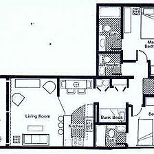 Sea Crest Surf and Racquet Club — - Floorplan