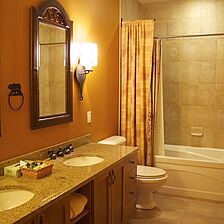 Stratton Mountain Ski Resort — Sample Bathroom