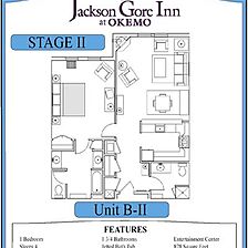 Jackson Gore Inn — - Unit Floor Plan