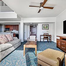 Lagoon Tower by Hilton Grand Vacations — Sample Living Area