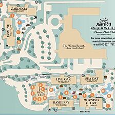 Barony Beach Resort Map