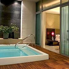 The Grand Mayan at Vidanta Nuevo Vallarta — Sample One-Bedroom DeLuxxe Residence Balcony and Plunge Pool