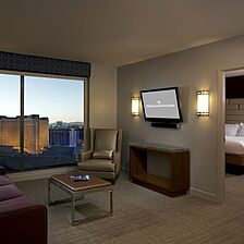 Elara by Hilton Grand Vacations — One-Bedroom Junior Suite Living Area (Hilton Grand Vacations)