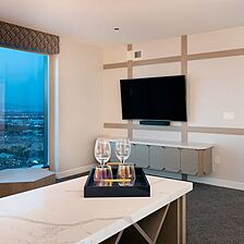 Elara by Hilton Grand Vacations — One-Bedroom Grand Suite Living Area (Hilton Grand Vacations)