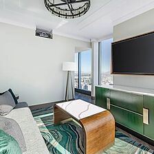 Elara by Hilton Grand Vacations — One-Bedroom Premium Suite with Balcony Living Area (Hilton Club)