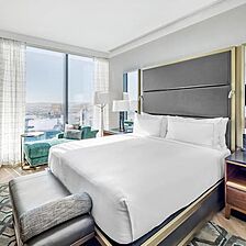 Elara by Hilton Grand Vacations — One-Bedroom Premium Suite with Balcony Bedroom (Hilton Club)