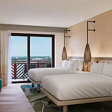 Disney's Polynesian Villas & Bungalows — Sample Penthouse Bedroom
