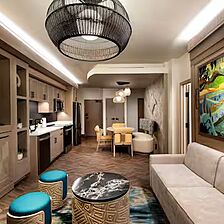 Disney's Polynesian Villas & Bungalows — Sample Villa Living Area