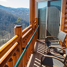 Westgate Smoky Mountain Resort & Water Park — Sample Balcony