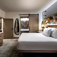 Disney's Polynesian Villas & Bungalows — Sample Villa Bedroom