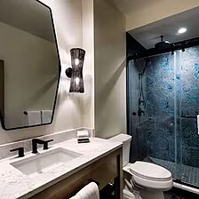 Disney's Polynesian Villas & Bungalows — Sample Villa Bathroom