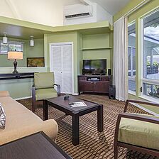 Club Wyndham Holua Resort at the Mauna Loa Village &mdash; Sample Living Area