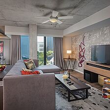 Club Wyndham Austin — Sample Living Area