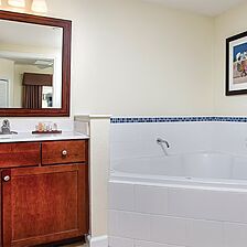 Club Wyndham Oceanside Pier Resort — Sample Bathroom
