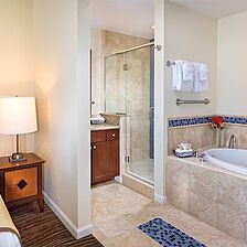 Club Wyndham Oceanside Pier Resort — Sample Bathroom
