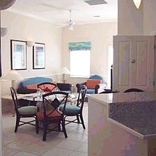 Flamingo Beach Villas — II - Unit Living Area