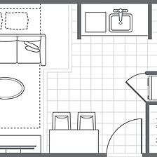 Marriott's Kauai Beach Club — Studio Parlor Floorplan