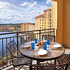 Club Wyndham Bonnet Creek Resort — Sample Balcony