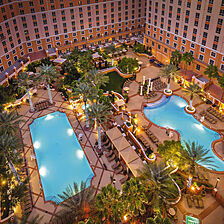 Club Wyndham Grand Desert — Aerial View of Pool Area