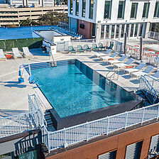 Club Wyndham Austin — Accessible Rooftop Pool With Loungers