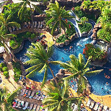 Lagoon Tower by Hilton Grand Vacations — Pool and Hot Tub With Loungers