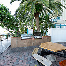 The Galleons own grills on the Historic Seaport