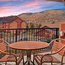 Club Wyndham Steamboat Springs — Sample balcony