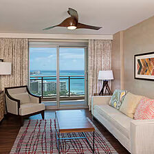 The Grand Islander by Hilton Grand Vacations — Sample Living Area