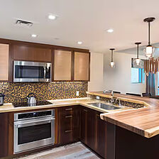 The Grand Islander by Hilton Grand Vacations — Sample Kitchen