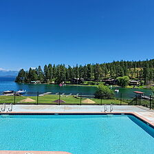 Heated pool with a view