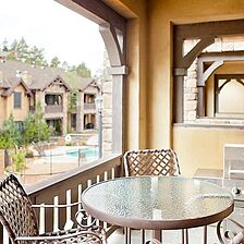 Club at Big Bear Lake — Sample balcony